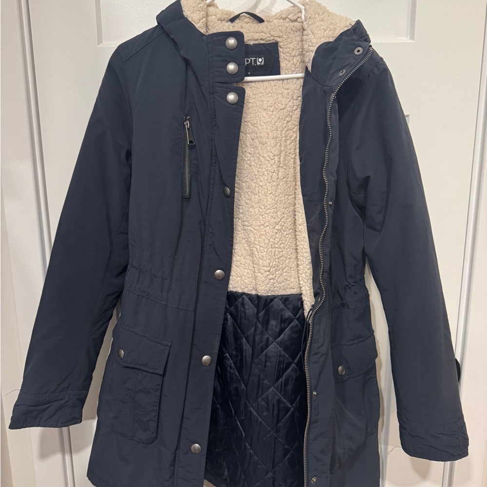 Apt. 9 Women's Black Hooded Jacket